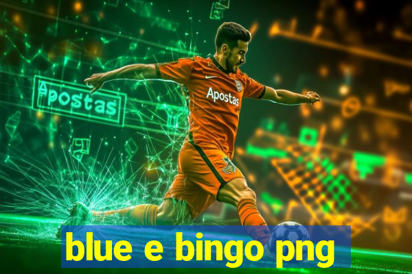 blue e bingo png